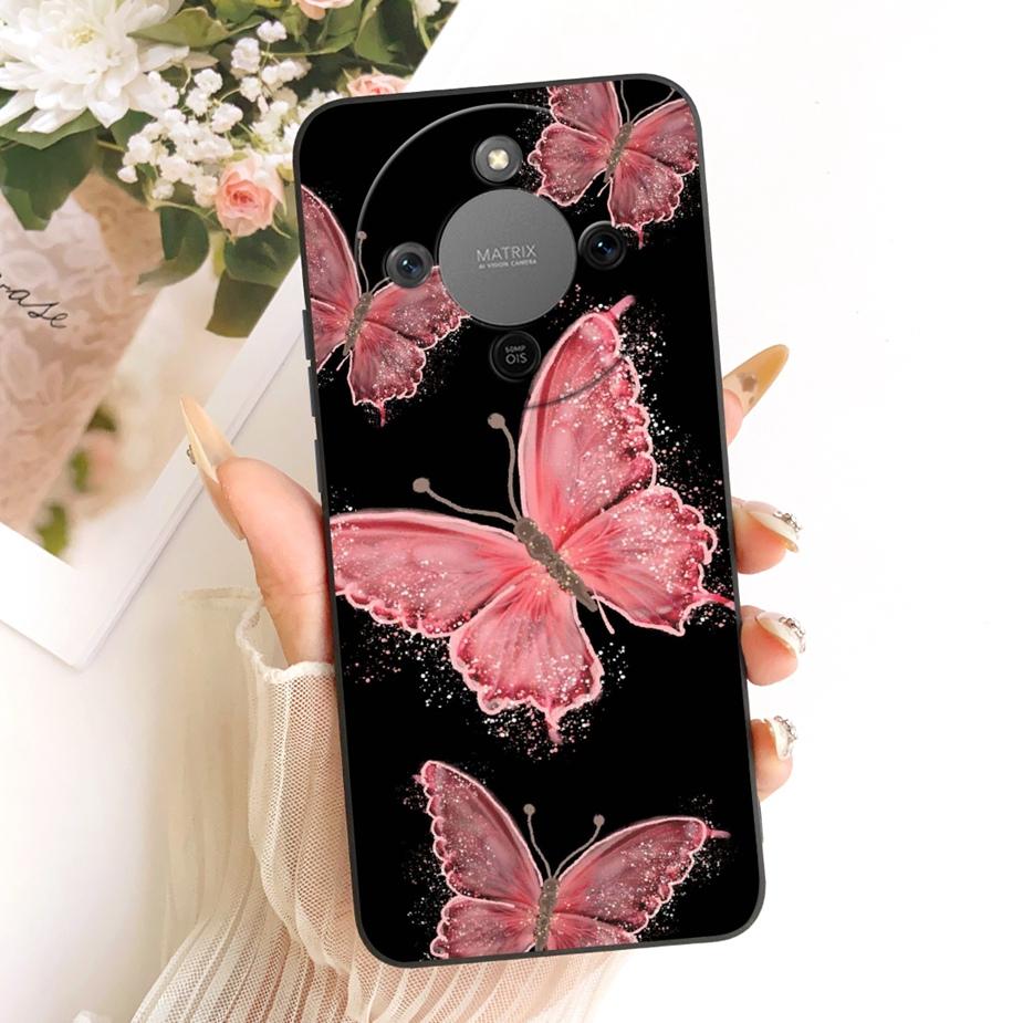 For Honor X9d Case Magic8 Lite Cute Fashion Cartoon Cover Soft TPU Phone Case For Honor Magic 8 Lite X 70 HonorX9d HonorX70 Bags
