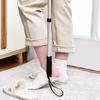 Home Entryway Telescopic Shoe Horn Long Handle Shoe Aid with Soft Grip, Heel-Guide Spoon for Daily Wear and Changes