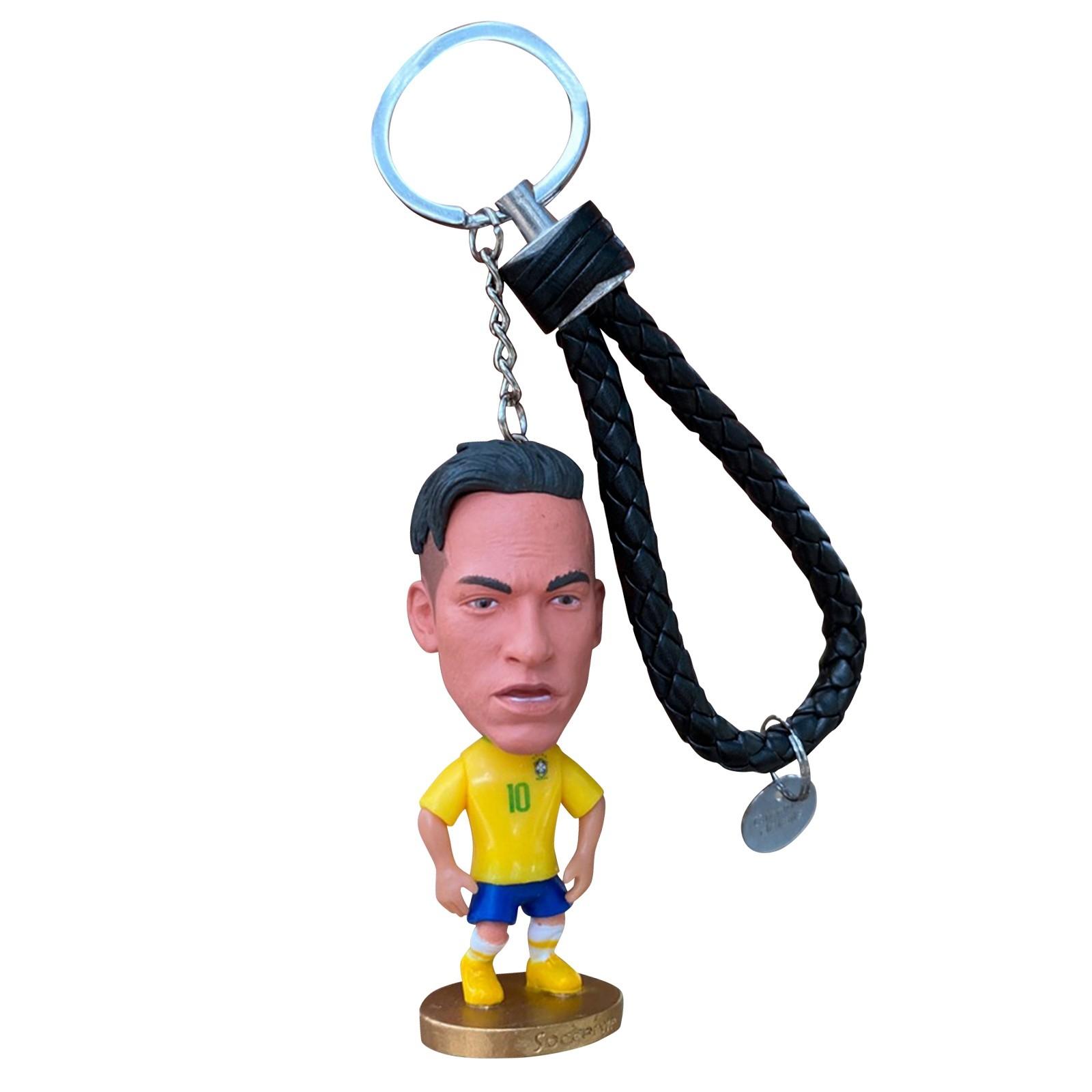 

Football Fan Star Figure Pendant Keychain One Size