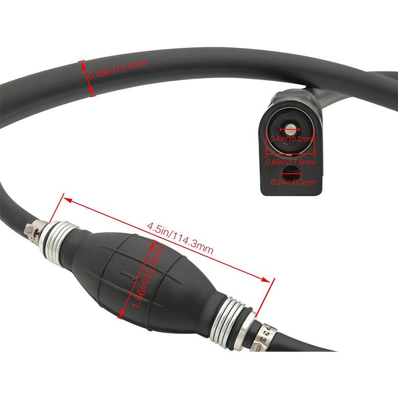 

Для Yamaha Outboard Fuel Line Assembly 5/16 Inch 8Mm Gas Hanging Pumping Bulb Motor Boat Pipe Marine Engine Part