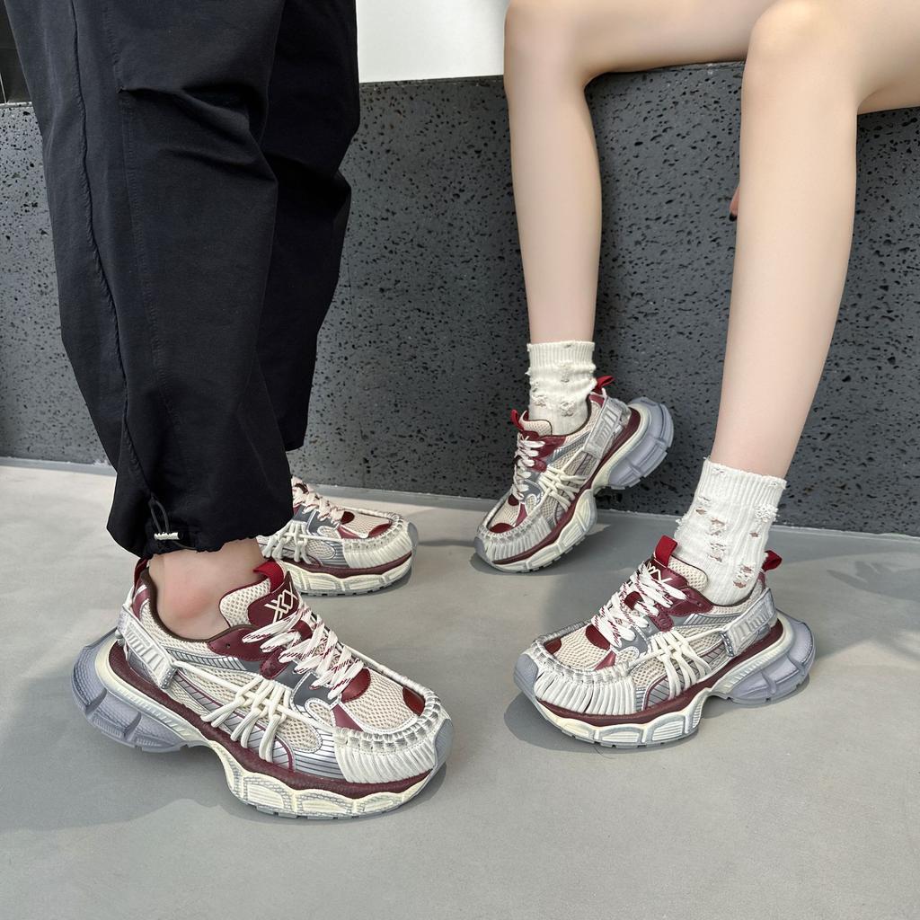 Wind Daddy shoes women's new sports and leisure shoes couple's versatile platform running shoes men