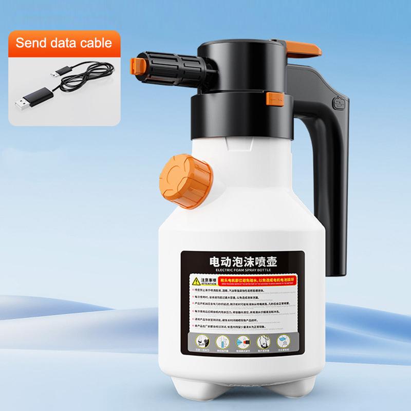 2L Professional Electric Foam Sprayer Motorized Handheld High Pressure Snow Foam Car Wash Sprayer For Car Wash Accessories