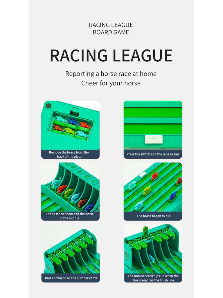 Cross-Border Kids' Horse Racing Table Game: Parent-Child Competition & Party Toy