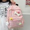Schoolbag Korean version schoolbag high school girl high value cute sweet backpack female junior high school college student computer travel backpack