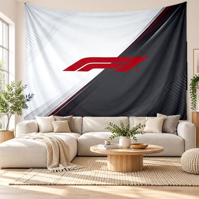F1 Wandteppich, Weiches Stoff Wandbehang, Dekorative Kulisse Für Schlafzimmer Heim Wandkunst
