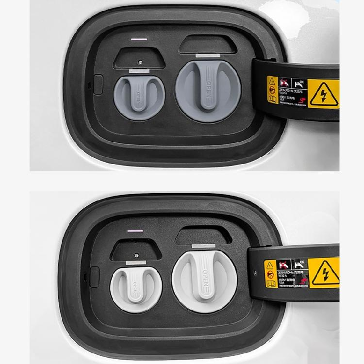 Electric Car Charger Port Waterproof Protective Cover, Magnetic Seal Suitable for Rain Dust Protection, High Visibility