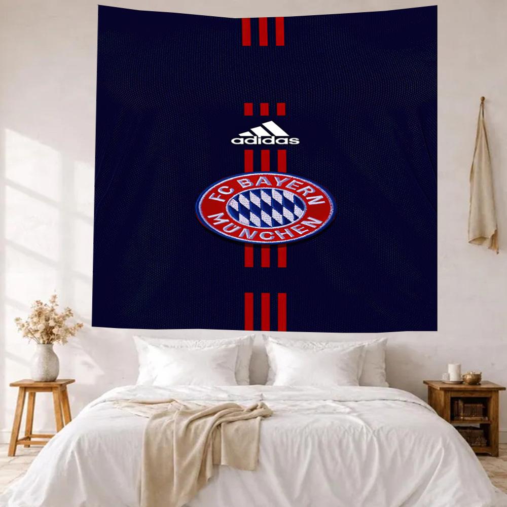 Fc Bayern Munich Wall Decor Tapestry Art For Pet Memorial Birthdaywedding Party Backdrop Family Gift