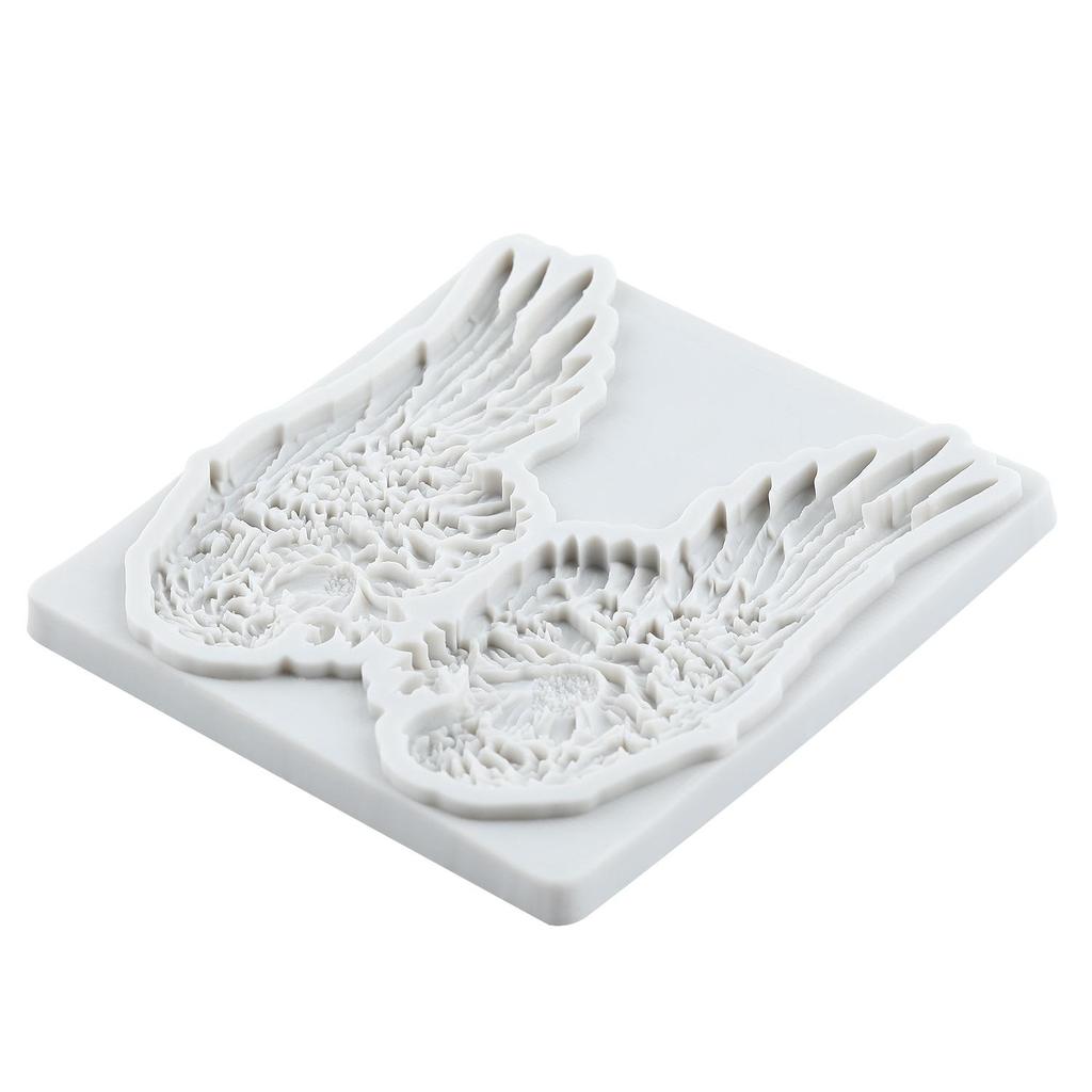 Angel Wings Silicone Mold Wings Fondant Molds Cake Decorating Tools Cupcake Topper Candy Sugar Craft Gum Paste Polymer Clay