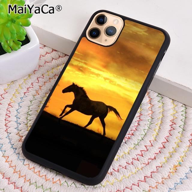 Wild Horses Running At Sunset Phone Case Shell For iPhone 17 Air 12 13 16 Pro Max 15 14 Plus Cover Coque