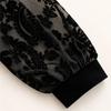 Western-style Top Bottoming Gold Velvet National Style Bottoming Shirt Lace Long-sleeved