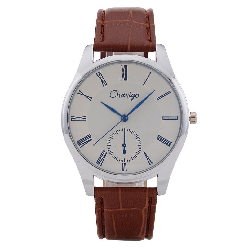 

Гарячі розпродажі, європейські та американські модні монокулярні чоловічі годинники з монокуляром Blu-ray. Чоловічі годинники з поясом для годинників, кварцові коричневий