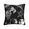 Vintage Evan Peters Black White Group Pillowcases  Retro Trendy Pillow Case For Sofa Home Decor Soft Pillow Cover