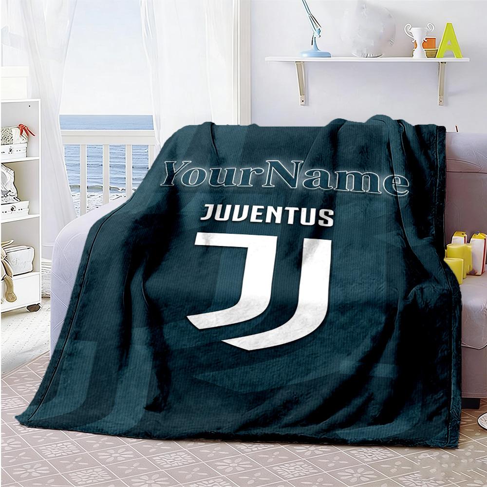 Juventus Personalized Text Blanket Gift Personalized Blanket Warmthful Decor Versatile for Living Room Home Decor Sofa Bedding for All Occasions