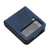 For Samsung Galaxy Z Flip4 Case Z Flip4 SM-F721B F721N Cover 3D Geometric Flip Wallet Case for Samsung ZFlip 4 ZFlip4 Phone Case