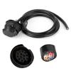 13 Pole Trailer Cord Wire Harness Trailer Plug Wire Connector Auto Wiring Accessory