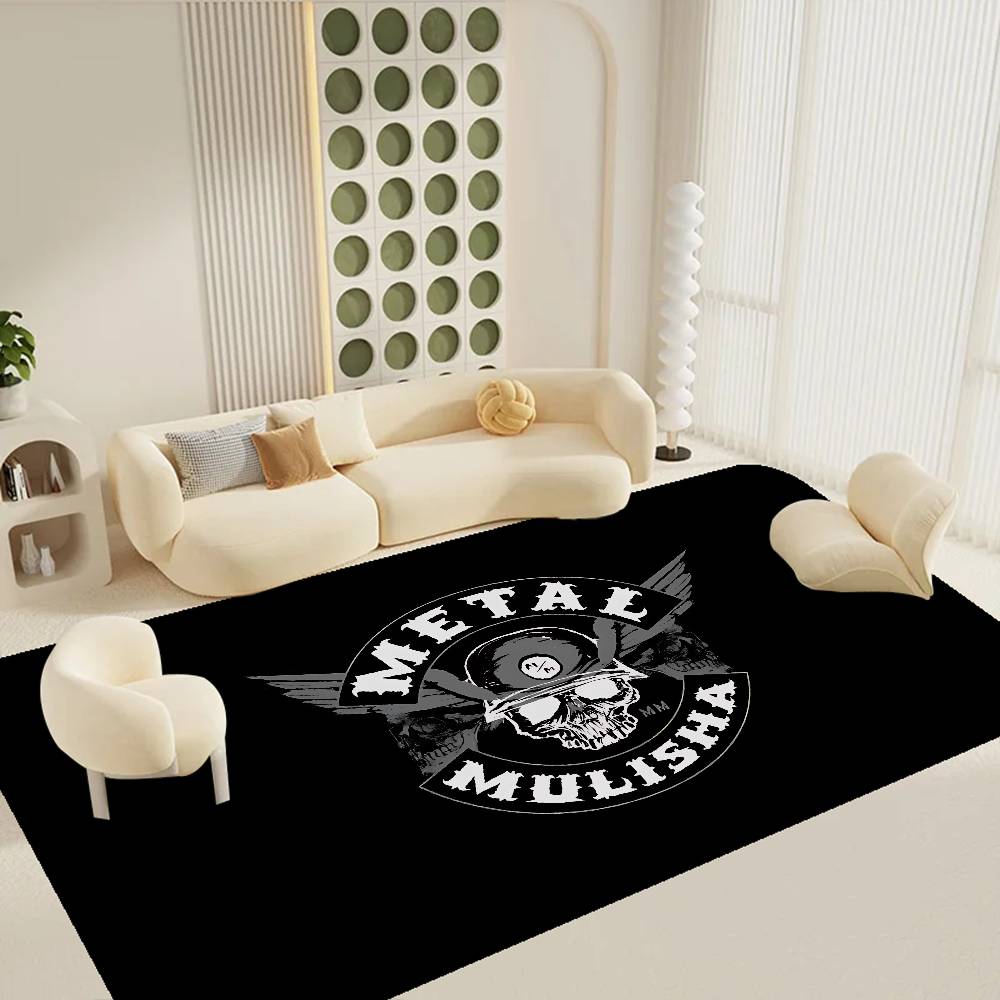 M-Metal M-Mulisha Eingangstür-Matte Waschbar Rutschfest Wohnzimmer Sofa Stühle Bereichsmatte Küche Willkommen Fußmatte
