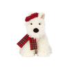 JELLYCAT Christmas Collection Monroe Scottish Terrier West Highland Dog Limited Atmosphere Outfit Cute Doll Plush Doll 20cm High