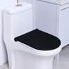 Toilet Dust Cover Solid Color Firm Elastic Strap Seasonal Toilet Cover Home Style Toilet