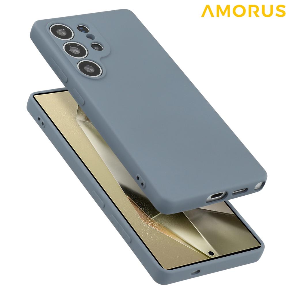 For Samsung Galaxy S25 Ultra Case Precise Cutouts TPU Fiber Lining Shockproof Phone Cover