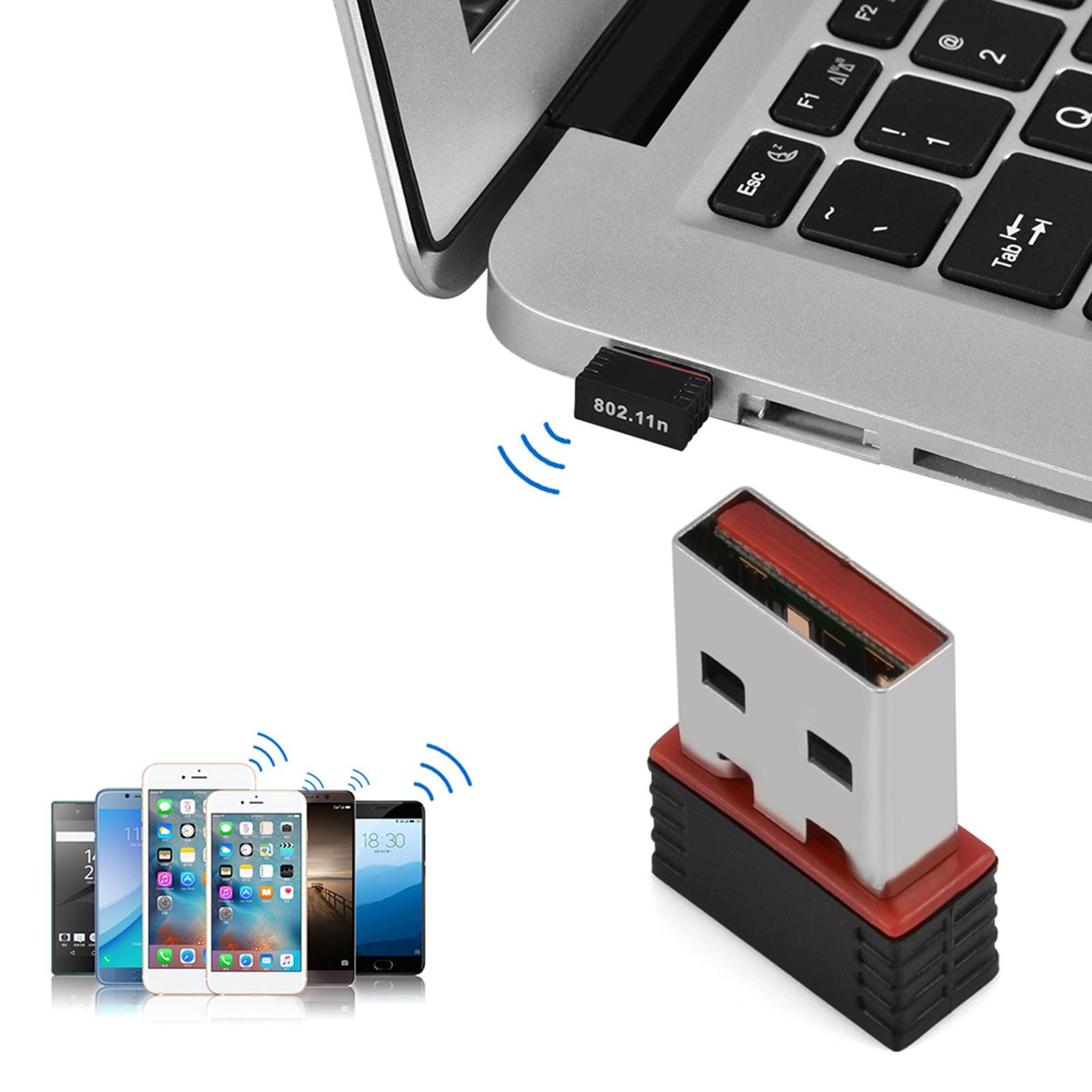 

150 Мбіт/с 802.11N USB-адаптер Wi-Fi Nano Size Wireless Network Dongle для Windows, Mac OS, Linux