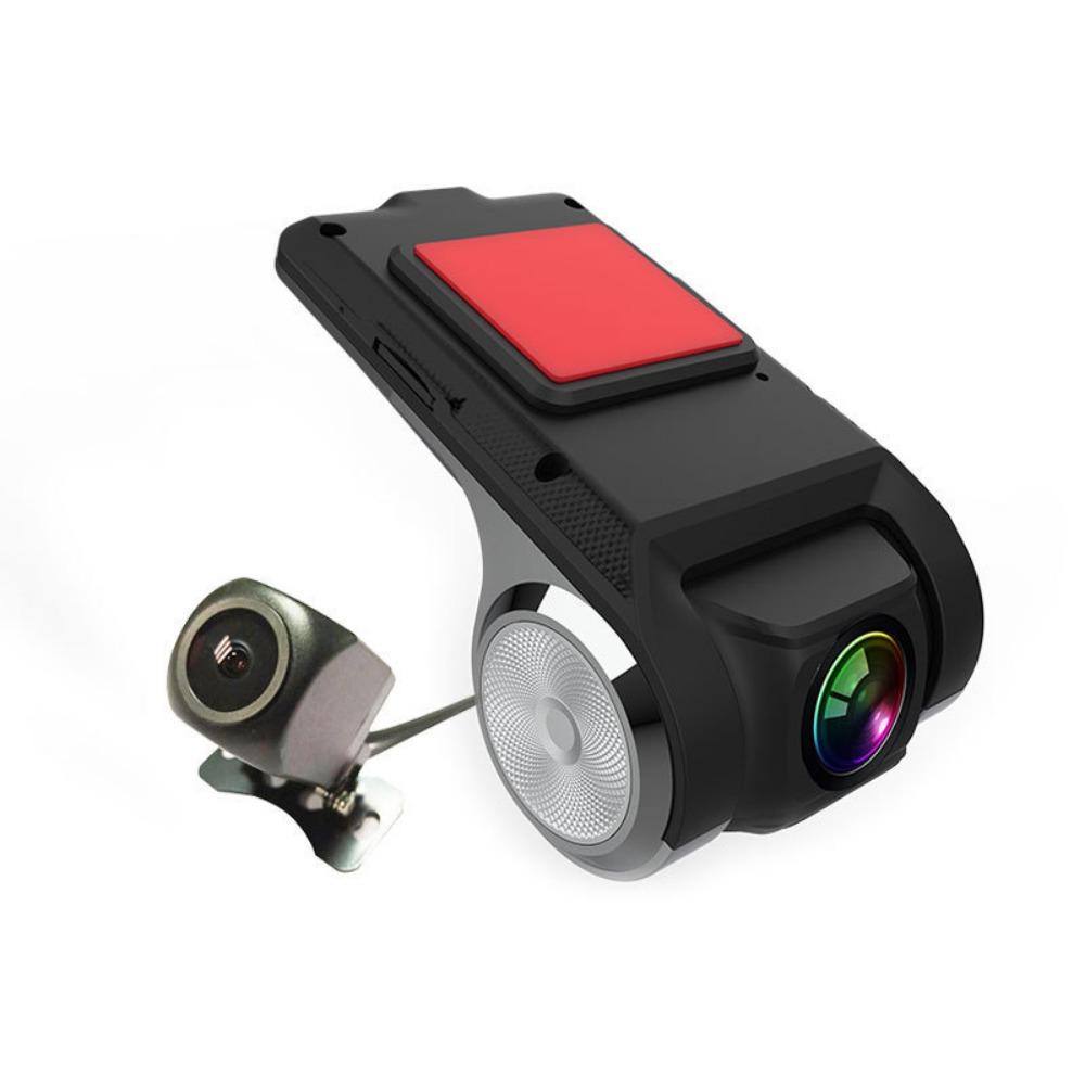 USB HD Night Vision 720P Android Car Dash Cam No Wiring Needed Large Screen Navigation