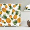 Tropical Fresh Fruit Shower Curtain Bathroom Waterproof Polyester Lemon Pineapple 3D Printing Curtains For Bathroom Shower