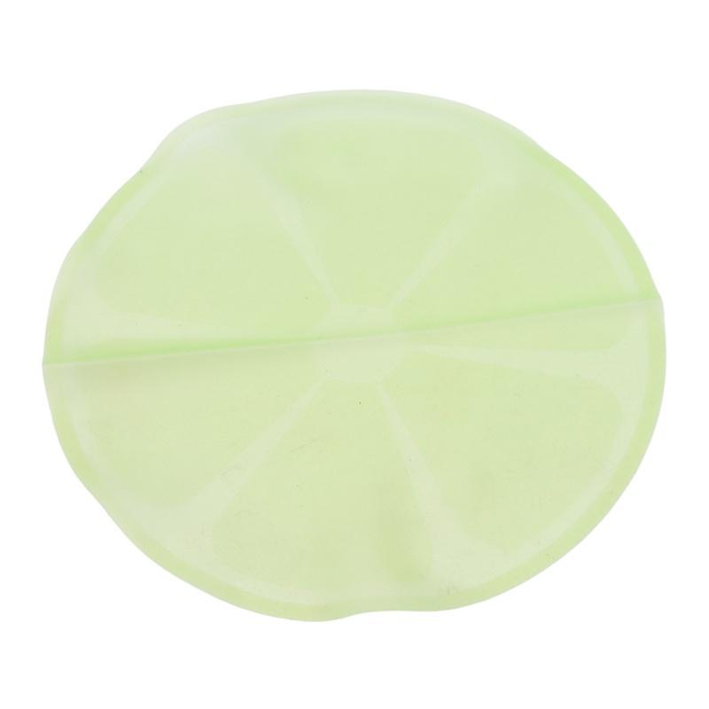 Round Green Transparent Silicone Refrigerator Plastic Wrap Cover Microwave Fresh Keeping Bowl Cover