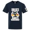 Funny Cool Cat 2025 Unisexs Everything Is Fine Logo Print Summer Refreshing and Non Stick To the Body Round Neck Tshirt
