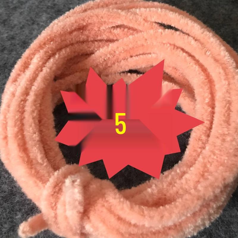 Chibi Maruko-chan Colorful 6mm Wool Chenille Stems for DIY Dragon Doll & Bouquet Crafting