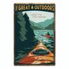 Camping Metal Posters Tin Sign Decor Vintage Plaque Metal Plate Retro Posters Wall Art Decor for Trip