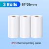 57*25mm Thermal Paper Label Sticker Self-adhesive HD Color Rolls Paper For Mini Printer Instant Print Kids Camera Photo Paper 4