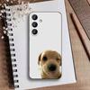 Goofy Dogs Big eyes Phone Case For Samsung Galaxy A73,21,22,32,71,53,52,51,80,5G Soft Black Cover