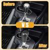 Gear Shift Knob Car Inner Gear Shifter Knob for Toyota Yaris 2004-2018 Gray