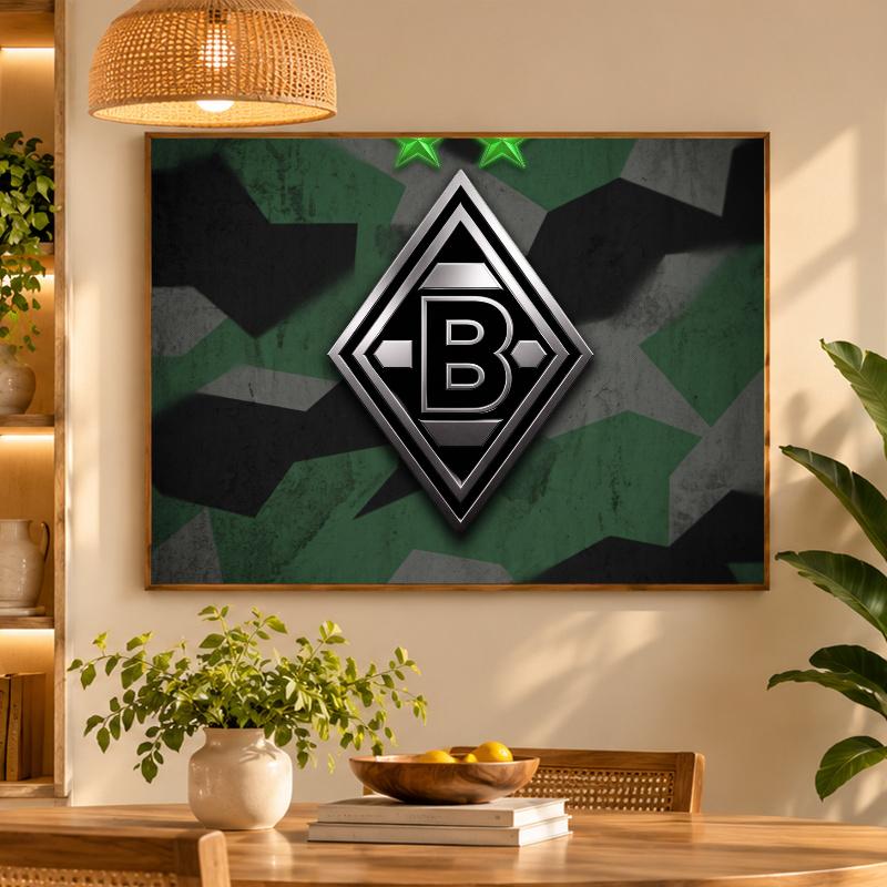 5D Diamond Painting Borussia Mönchengladbach DIY Full Drill Diamond Art Kit Home Decoration