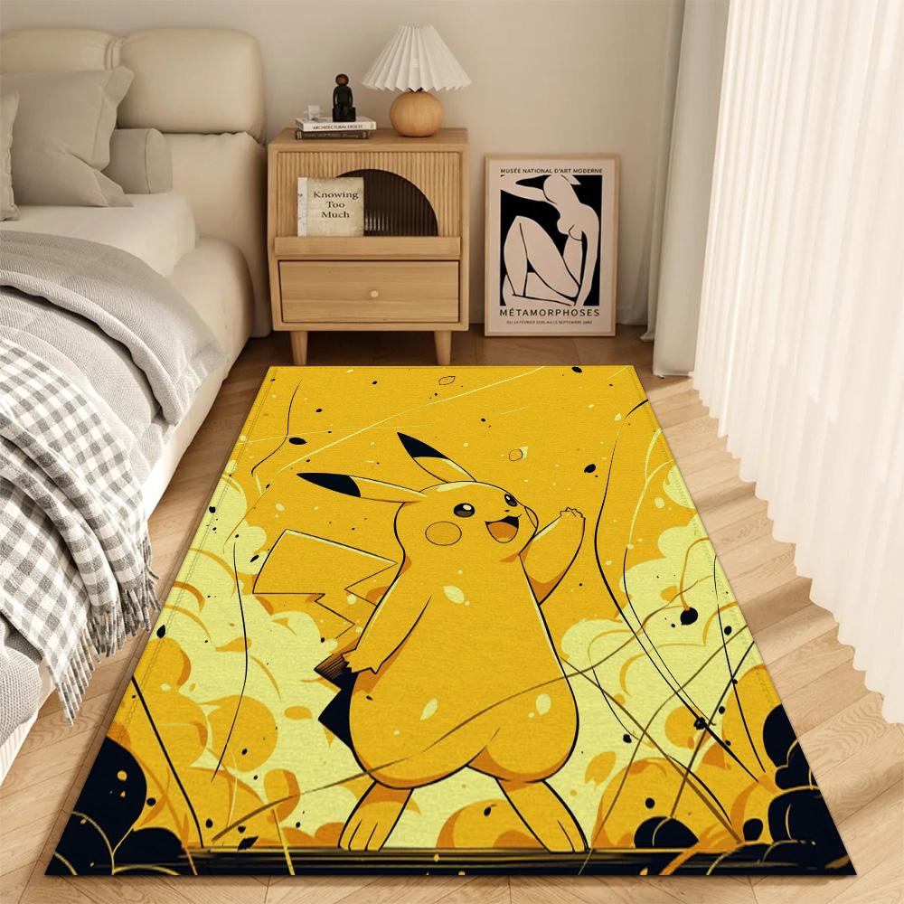 Fashion Entrance Door Mat Kitchen Carpet Living Room Rugs Decoration P-pikachu Bath Mats Outdoor Doormat Bedroom Rug Carpets