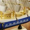 24CM Wooden Sailboat Model Nautical Decoration Theme Gift Home Office
