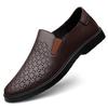 Hochwertige Herren Slipper Echtes Leder Outdoor Freizeitschuhe Allround Herren Bequeme Sneaker Klassische Herren Slipper