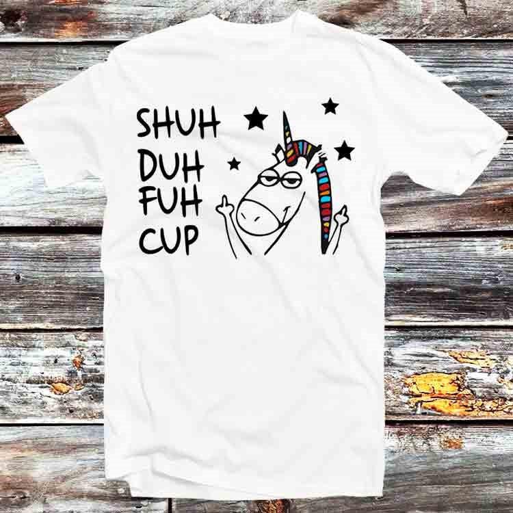 

Shuh Duh Fuh Cup Unicorn T Shirt B1135 M