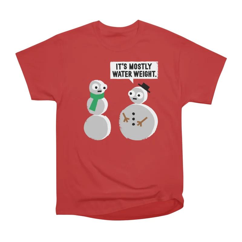 

Men Casual Shirts Short Sleeves SNOW EXCUSES Red Tees Oversized T-shirts S красный