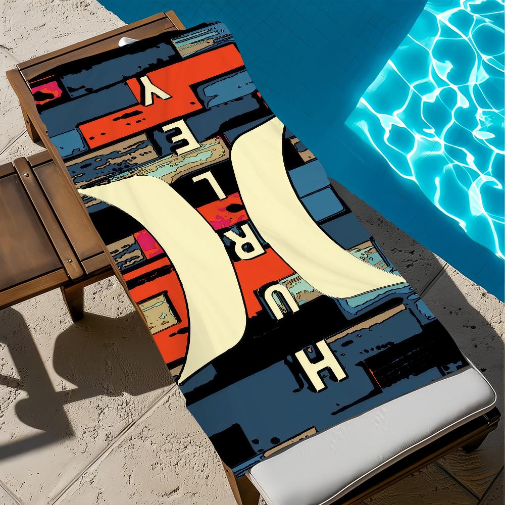 Mode cool Kunst Vintage h-hurley Handtuch weich Strandtücher Reise schwimmen Pool Badehandtuch Fitnessstudio Spa Heimdekor Geschenk Urlaub