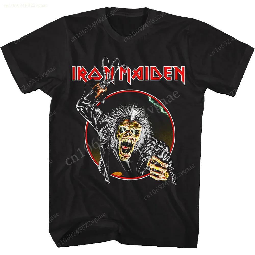 2024 Iron Maidens T Shirt Men Women Band Vintage Summer Adult Cotton Kids Polyester Tee Shirt Hip Hop Tops Heavy Metal