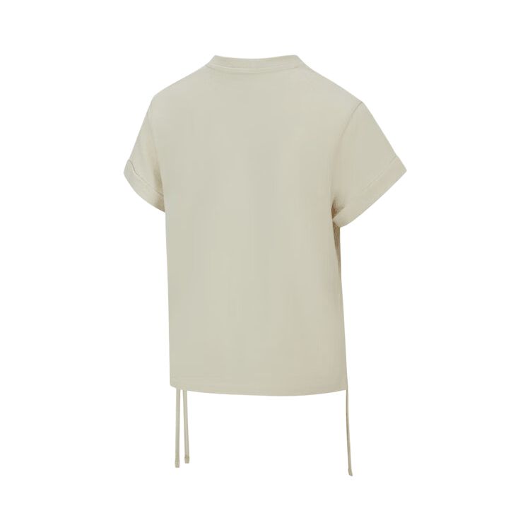 Puma Pack Fashion Versatile Round Neck Pullover Short Sleeve T-Shirt Women Tops Beige 631716-87