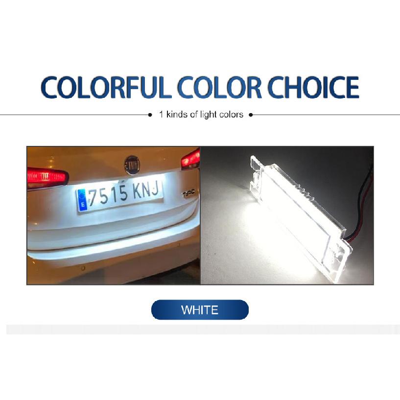 2Pcs LED Car License Plate Light For Chevrolet Camaro 2014 2015 2016 2017 2018 2019 2020 2021 Canbus Error Free Car Styling License Plate Lights 2