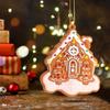 8/16Pcs Candy Color Cottage Hanging Ornaments Mixed Pattern Cabin Hanging Decoration  New Year