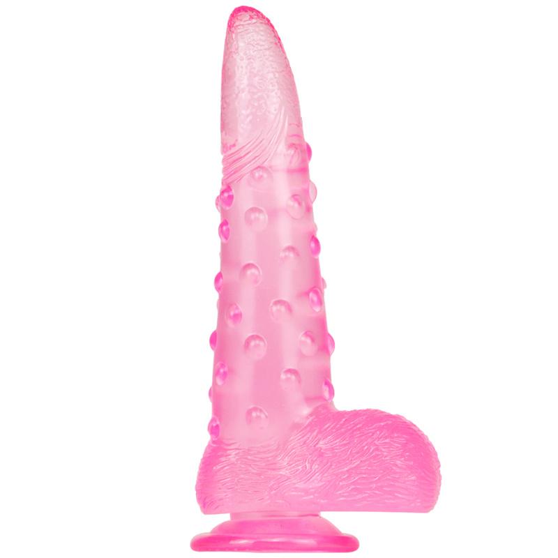 Female Artificial Corn Penis Crystal Transparent Dildo Adult Female Masturbation Stick