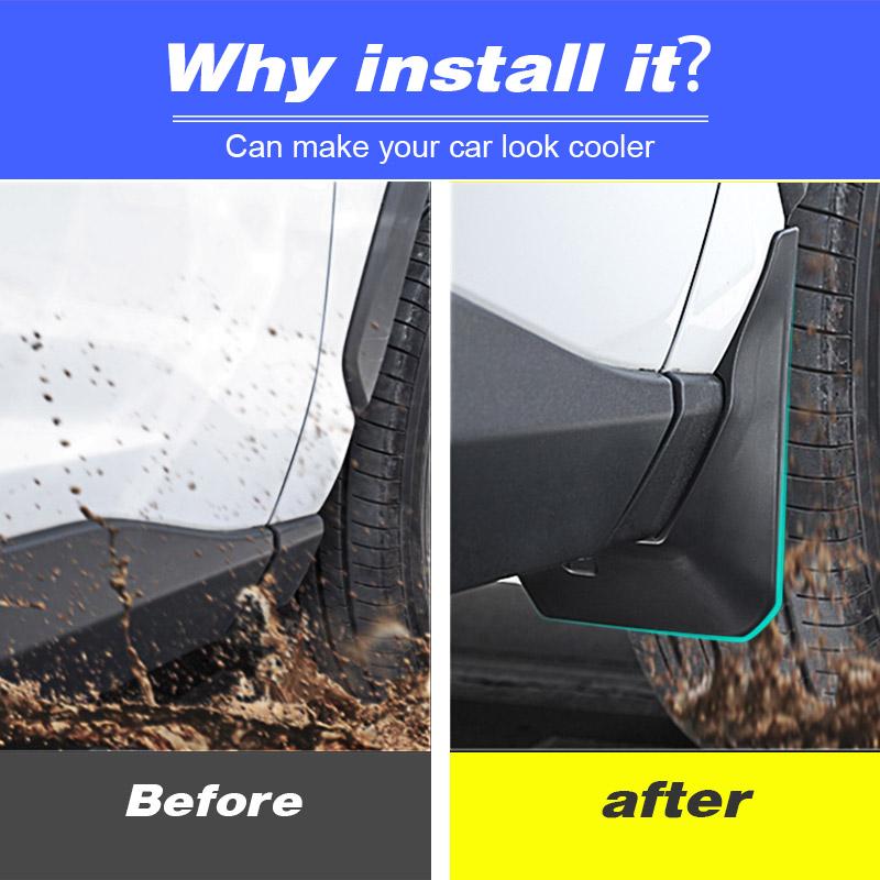 Capac pentru aripi Vtear Decorare anti-murdară Ornament anti-stropire Flaps pentru apărător de noroi pentru exteriorul mașinii Accesorii auto pentru Haval Dargo