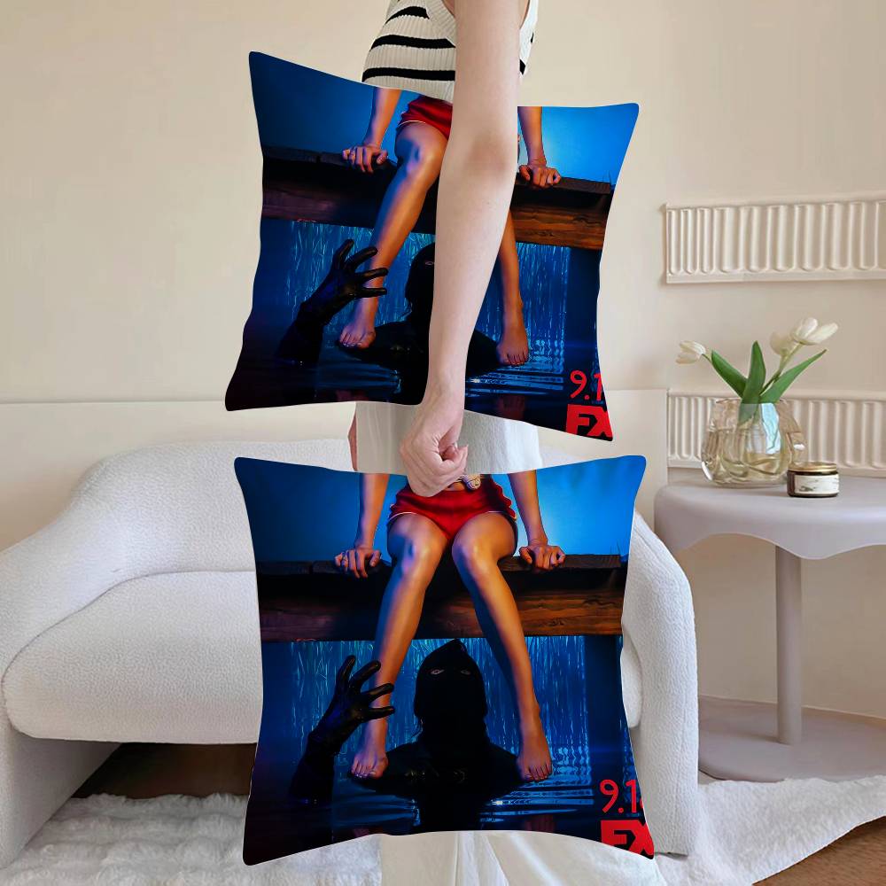 American Horror Story 1984 Pillow Case Sofa and Living Room Decorative Cushion Covers Dust-proof and Mite-proof Invisible Zipper