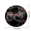 THE ROOKIE Indoor Soccer Ball Colorful Machine Stitched PVC Size 5 Team Training Competition Ready Durable High-Bounce Cool Sports Gift