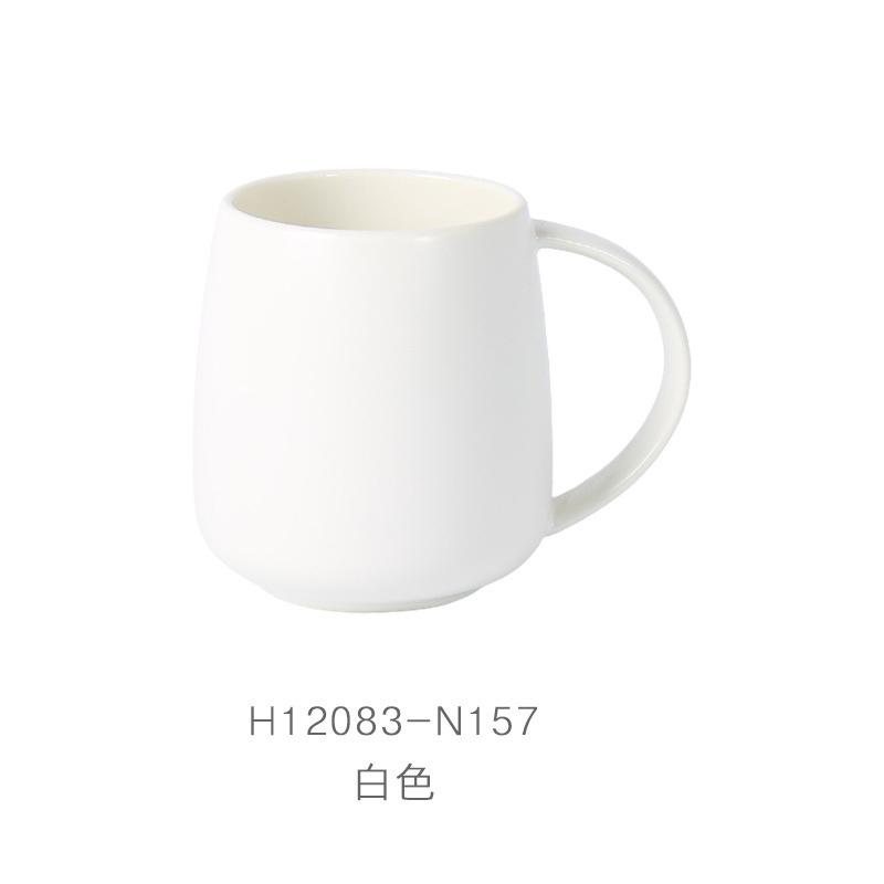 Water Cup Ceramic Mug Creative Cup with Handle Office Simple Couple Water Cup Large Capacity Conference Cup