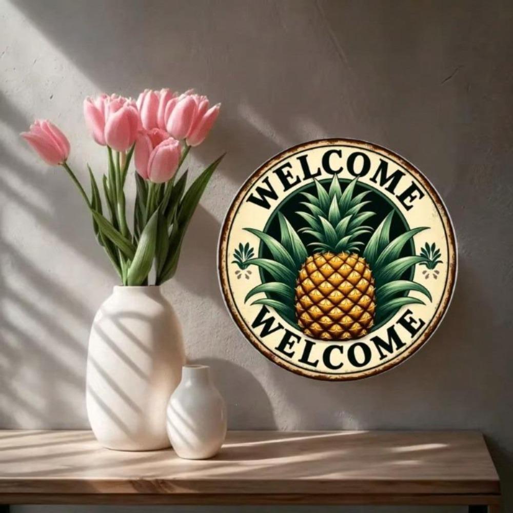 Vintage Tropical Metal Wall Art Home Decor Gift